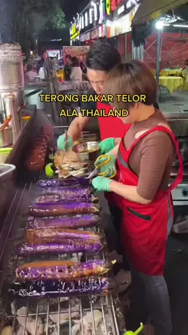 terong bakar telor viral ala thailand #FoodLover #terongbakar 