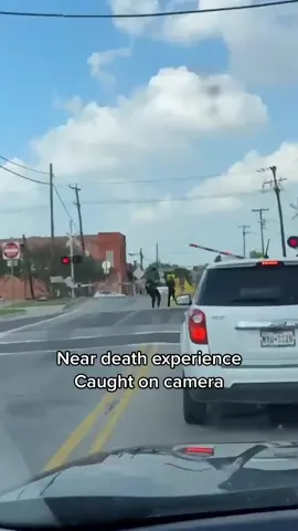 The third person just barely got out! #fyp #train #caughtoncamera #scary 