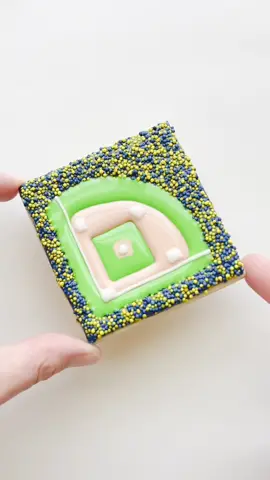 I had to scrape 983 mistakes making this cookie 😩😂 The countdown to the Savannah Banannas in OKC is on!🍌  @thesavbananas #cookievideo #cookiedecorating #cookies #cookiesoftiktok #savannahbananas 