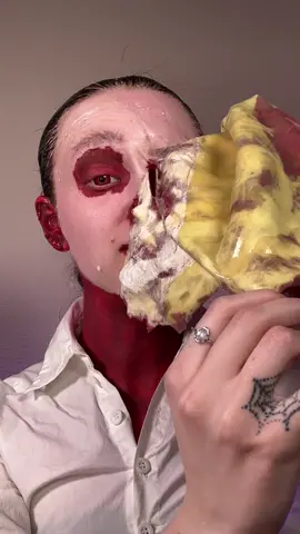 lucifer makeup removal👹 #sfxmakeup #luficermorningstar 
