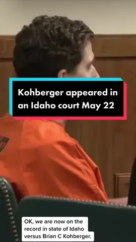 The suspect in the murders of four University of Idaho students appeared incourt on May 22. #crime #idaho #news 