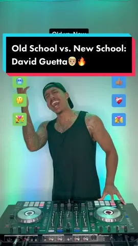 Old School vs. New School: David Guetta🧔🏼‍♂️🔥 #dj #edm #davidguetta #sample 