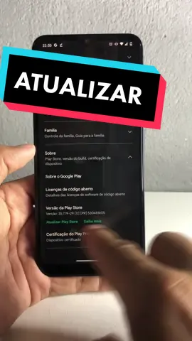 Atualizando a Play Store#comoatualizar#dicasdecelular#palystore #android 
