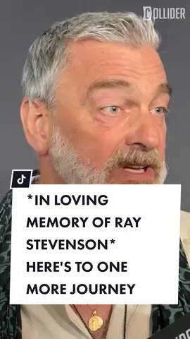 In loving memory of Ray Stevenson. Here's to going on one last journey with you. #raystevenson #ahsoka #shorts #interview Star Wars, Ahsoka