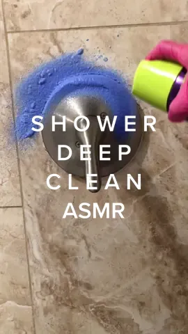 Replying to @esmivee  Shower deep cleaning 🎧ASMR  #CleanTok #showerdeepclean #deepcleaning #showerscrub #limpiezadebano #asmr #asmrcleaning #oxiclean #speedcleaning 