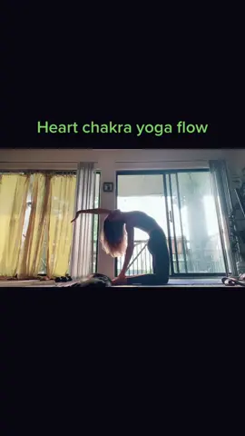 The heart chakra is my favorite to flow with. My first two yoga classes were through college courses and after experiencing a lot of emotional burnout I found the poses associated with them extrodinarly difficult. It is associated with the color green and helps us balance our emotions, build relationships and experience empathy for ourselves and others #yoga #yogaflow #heartchakra #heartchakrayogaflow #heartchakraflow #SelfCare 