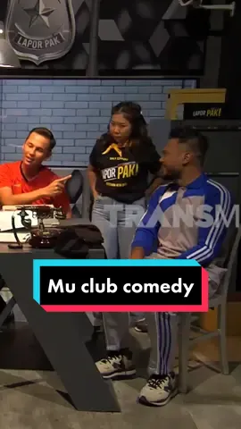 Kiky ngatain MU club comedy#laporpaktrans7 #safeesali #manchesterunited 