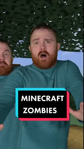Those Minecraft zombies just stare at you from under those trees 😂 #gaming #GamingOnTikTok #Minecraft #gamer #videogames 