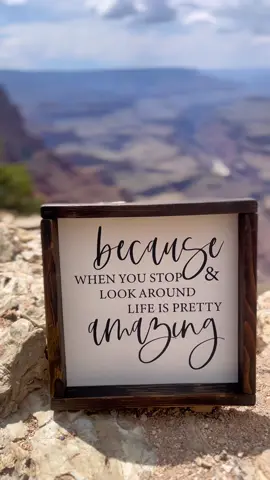 Daily reminder. 🙏🏼 Available to order on my website. ✨ #grandcanyon #homedecor #handmade #cricutmade #cricut #woodsigns #art #farmhousesigns #SmallBusiness #signmaker #decor #inspirationalsign #handmadedecor 