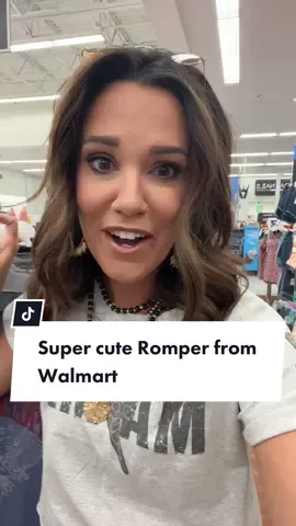 The romper is cute but so are the @Walmart jeans!! #walmartfashion #walmartstyle #walmartfinds #shopwithmeatwalmart #walmart 