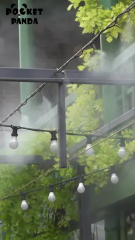 The Misting System DIY is a portable and easy-to-assemble system that can turn water into fine mist droplets and spray them into the area that needs to be moistened. It is very convenient to use, and installation can be completed without any tools or professional skills.  #mistingsystem #DIY #mist #cooling #mistersupranational