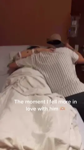 Even though he was just as scared as i was 🥺 the pacing back and forth from being so nervous trying to help me in any way , moments ill never forget grateful for my husband ❤️