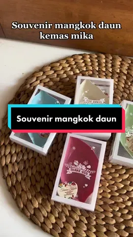 Souvenir mangkok daun kemas mika.   #souvenir #souvenirciamis #souvenirtasikmalaya #souvenirmurah  #rebbecakloper 