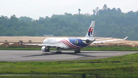 Malaysia Airlines Airbus A330 takes off from Kathmandu. #flynepal 