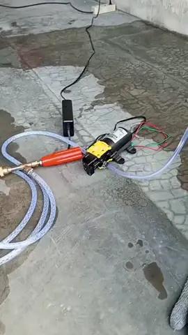 Alat Steam Cuci motor dan mobil, ukuran kecil pakai listrik, sudah lengkap selang, pompa air listrik spraiyer dan adaptor, pokoknya tinggal pakai #pompasteam #alatcucimotor 