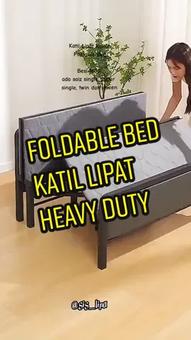 Wah katil lipat ni bukan biashe biashe.. kukuh mantap tebal.. menyakinkan bila nak tidur. yang best senang nak simpan bila dah tak guna. tengok feedback ok. korang yang bercadang nak beli boleh click laju laju#katillipat #foldablebed #foldablebedset #foldablebeds #bedframe #katilmudahlipat #katilbesimurah #katilbesi #katilbesiputih #katilbesisingle #katilmurahmalaysia #katilmurah 