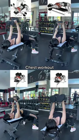 Dumbbell chest 3set 12reps Dumbbell pullover 3set 12reps Dumbbell inner 3set 12reps #chestdayworkout #chestdaytips #gymmotivations #gymwoman #tiktokgym #batamnews #batamcity 