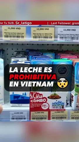 El Precio de la Leche en #Vietnam es de LOCOS #Asia #twitchespaña
