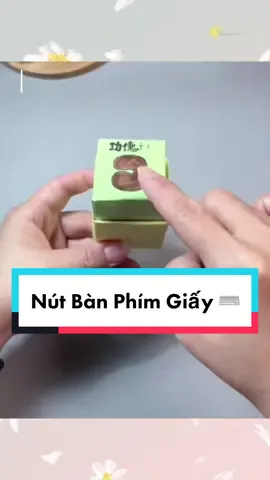 Gấp nút bàn phím bằng giấy ⌨❤️ #handmade #DIY #sangtao #funny #thucong #gapgiay #fyp #foryou #xuhuong 