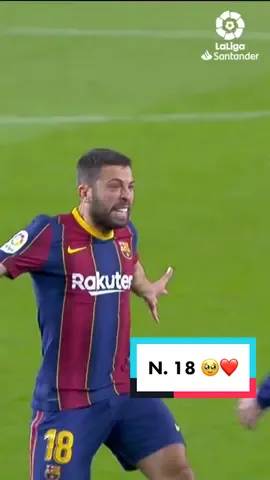H18STORY MADE. 💙🥹❤️ Thanks for your football, Jordi! #LaLigaSantander #TikTokFootball #TikTokFootballAcademy #DeportesEnTikTok #TikTok #Barça #JordiAlba 