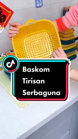 Peniris serbaguna 6 in 1 baskom tirisan 2 layer. Dilengkapi pegangan dibagian samping kanan & kiri. #penirisansayur #penirisanbuah #tirisanserbaguna #fyp #fypシ 