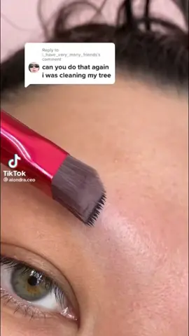 VIRAL EYEBROW BRUSH,  Will it work? cc @alondra.ceo #eyebrowbrush #viraleyebrowhack  #makeupbrushhack  #makeuphacks #eyebrowtutorial #greenscreenvideo 
