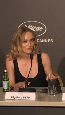 Lily-Rose Depp speaks about bringing some pop star vibes into her character in The Idol ⭐️ #lilyrosedepp #theidol #cannes2023 #mtvceleb