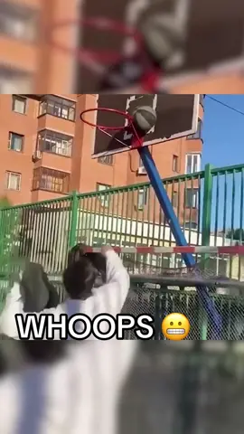 Launched it 😭😅 (via ymooooz/IG) #shoe #basketball #whoops 