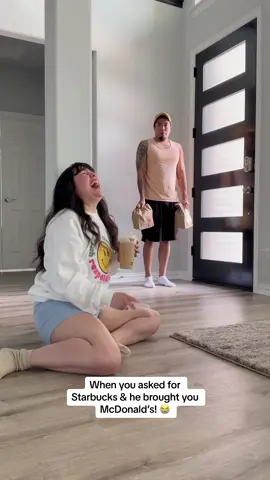 I still drank it all 😋 but dang it’s not that hard to order a Venti White Chocolate Mocha with Caramel swirl! 😭😤 #couples #couplegoals #relationships 