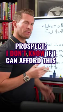 This gets any prospect back into results based thinking when they start to get into cost or price based thinking… #NEPQ #salestraining #motivation #salesmanagers #sales #success #salesmeeting #salesrep #vistage #carsales #insurancebroker #b2b #b2c #tiktok #foryoupage #share #motivationalvideo  