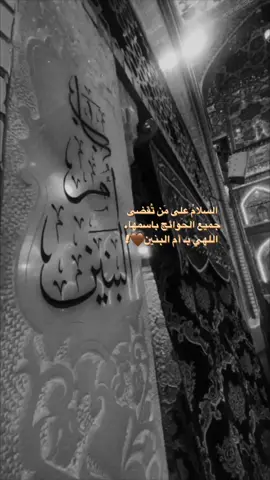 اللهي بـ ام البنين💔😔!#حالات_واتس #ياام_البنين_قضي_حاجت_كل_محتاج 