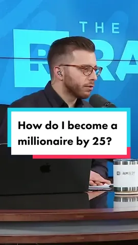 This 19-year-old wants to be a millionaire by 25. #moneytok #investingtips #investingforbeginners #savemoney #wealthymindset #millionairemindset 