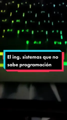 El que estudió ingeniería de sistemas, pero nunca pudo aprendio programación #programacion #software #developer #softwareengineer #frontend #programacionweb #valmosdev #devtokers #frontenddeveloper #javascript 