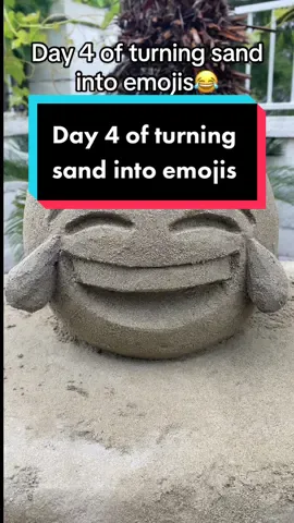 Real ones know what the audio is supposed to say #emoji#laughingface#beach#sand#viral