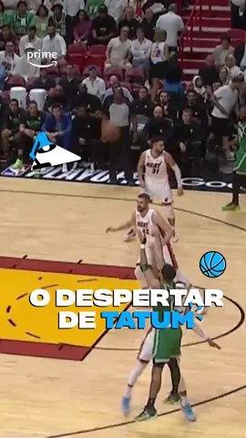 o Heat estava pronto para varrer o Celtics, mas não contavam com ele, o destruidor de vassouras, o silenciador de Miami, Jayson Tatum.  #NBAnoPrimeVideo #NBA #RomuloMendonca #RicardoBulgarelli #Celtics #MiamiHeat #jaysontatum