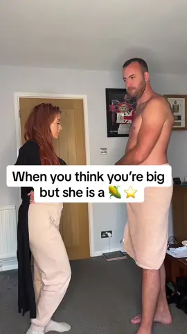 Well guess its not as big as i thought #comedy #couples #couplestiktok 