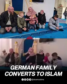 Allahu Akbar! A #German family from Pforzheim converted to #Islam!⁣ ⁣ #foryou #foryourpage #viral #Muslim #Germany #germany🇩🇪 #Allah #AllahuAkbar #Dawah #Islamic #Europe