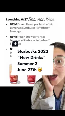“New” Drinks at Starbucks for Summer 2 🤔Im excited to try the new frozen drinks but i wish they would have brought new flavors!! Or maybe in the future. Idk. #starbucks #starbucksdrink #newatstarbucks #starbucks2023 #starbuckssummer #starbuckssummer2023 #drinksidea #coffeepassport #meghscups #whatsnewatstarbucks #whatsbrewing 