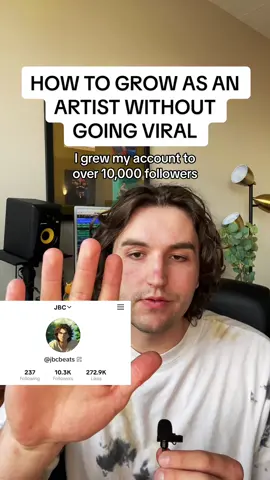 how to grow a following as an artist or producer #musictok #artistsoftiktok #producertok #musicmarketing #artisttok #jbcbeats 