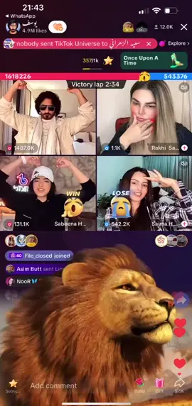 @Asim Butt dropped 1.2M Today to one and only @يوسف @Yousif is here Congratulations for Winning❤️  #asimbut #yousifarmy #yousifishere #tiktoklive #tictok #tikok #live #broad #viralvids #tiktokcreators #tiktokfamous #newtiktoker #trendingtiktokers #goinglive #influencers #arabguy 