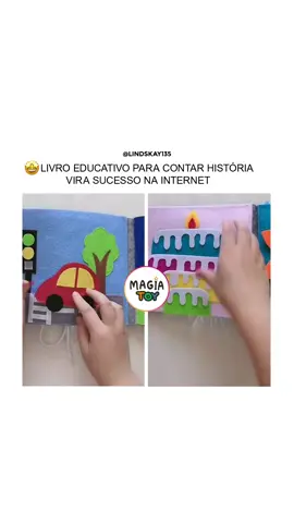 🤓 Livro educativo para contar história vira sucesso na internet #magiatoy #fy 