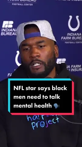 NFL star Shaquille Leonard wants black men to speak up on mental health 🗣 #MentalHealth #mensmentalhealth #nfl #athletementalhealth #blackmentalhealth 