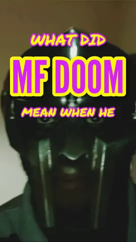 From our line by line analysis of “Figaro” by MF DOOM / Madvillain. Out now on @Spotify. #MFDOOM #madvillain #rapgenius #dissectpodcast #lyricalbreakdown 
