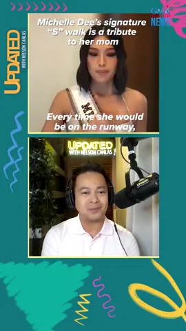 @mmd's signature “S” walk is a tribute to her mom. #GMAPublicAffairs #EntertainmentNewsPH #UPDATEDwithNelsonCanlas #MichelleDee #MissUniverse #MissUniversePhilippines