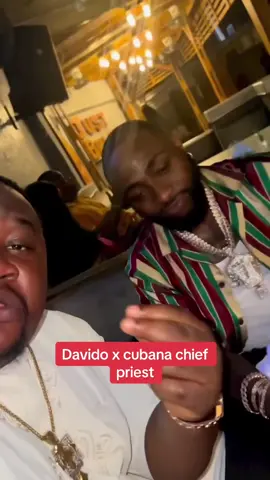 Davido chilling with cubana chief priest #pulsenigeria #pulsecelebs #pulseviral #davido 