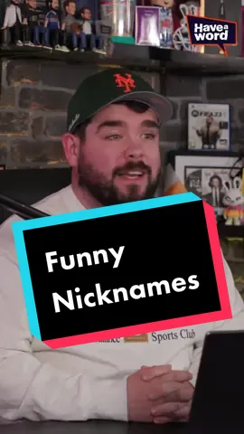 Funny nicknames #nicknames #funny #haveawordpod #friend #fypシ #foryoupage 