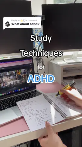 Replying to @⭐️🎧 People often say that having ADHD or ADD makes it harder to focus, and this can be true. But it also makes it easier to hyperfixate on tasks, when your brain is properly engaged in it. 🧠  Try these study methods to kick your attention deficit brain into gear so that you can pass all of your exams! 📚🏆 #studytok #studytip #studywithme #universitystudent #studystream #studytipsguru #studytips #adhd 
