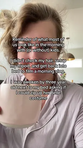 Props to the people doing morning vlogs. Its on my list of videos to try making. But for now heres a smidge of reality for most of us.  #relatablemotherhood #momoftwo #momtok #MomsofTikTok #morningvlog #coffee #tiredmoms #happymoms #grateful #motherhood 