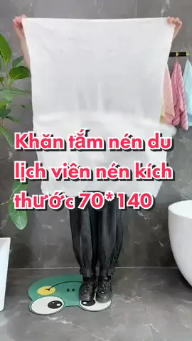 Chỉ vài chục nghìn có ngay khăn tắm nén tiện dụng, an toàn vệ sinh cho mùa du lịch của bạn #khăn #khantam #khantamnen #khantamnendulich #dogiadung 