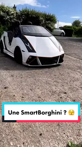 La fusion entre une Smart et une Lamborghini 🔥💨 #concept #automobile #insolite #innovation #france 